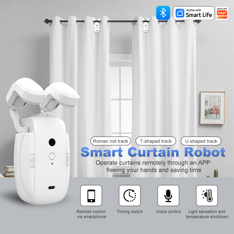 Curtain Rods - Uygulama Zamanlayıcılı, Sesle Kontrol Edilebilen, Yüksek