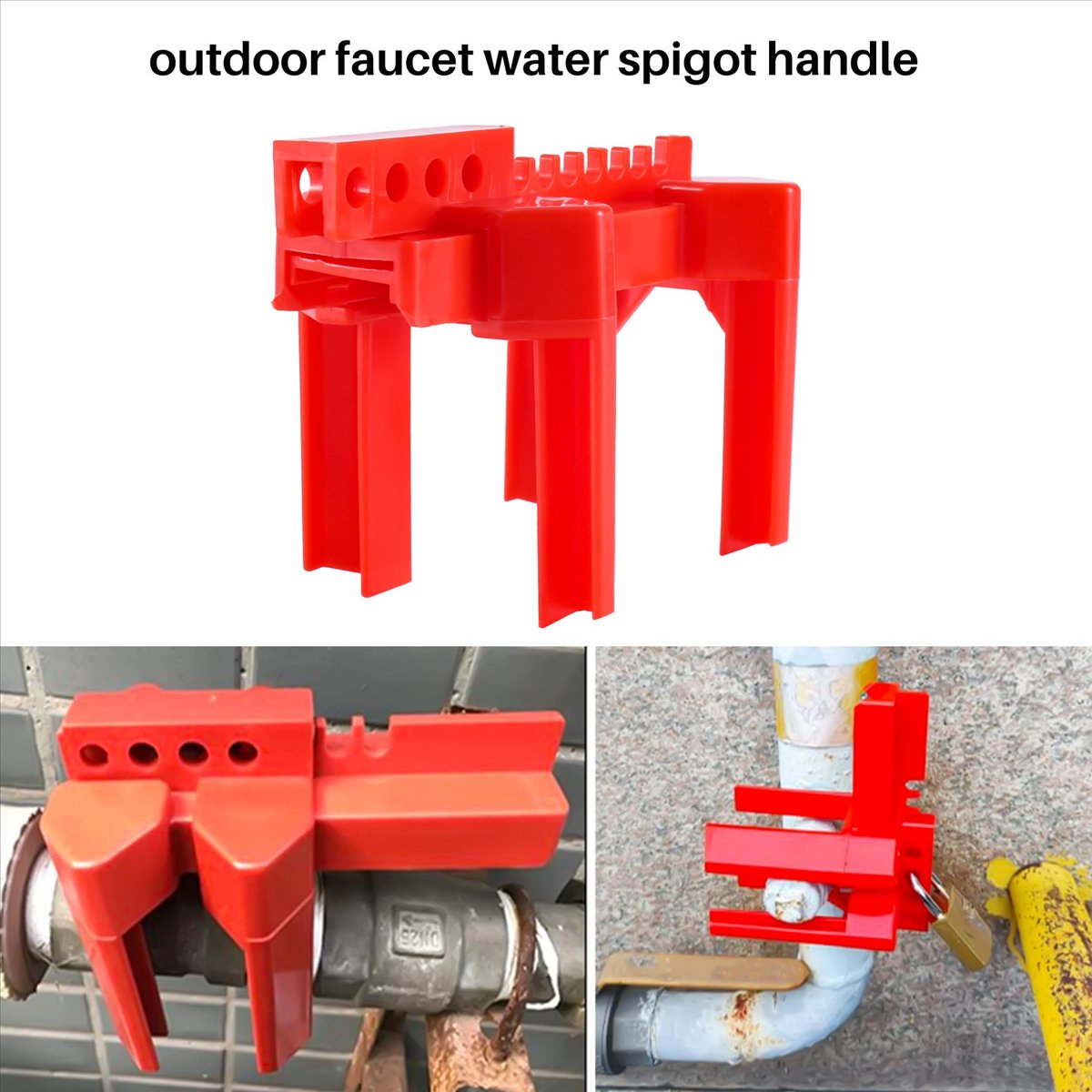 Faucet - DT39 Küresel Vana Kilitleyici, 1/2-2.5 İnç