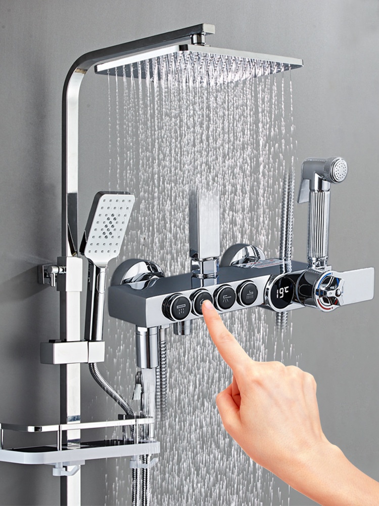 Lüks Gümüş LED Dijital Ekranlı - Faucet incelemesi ve fiyatı