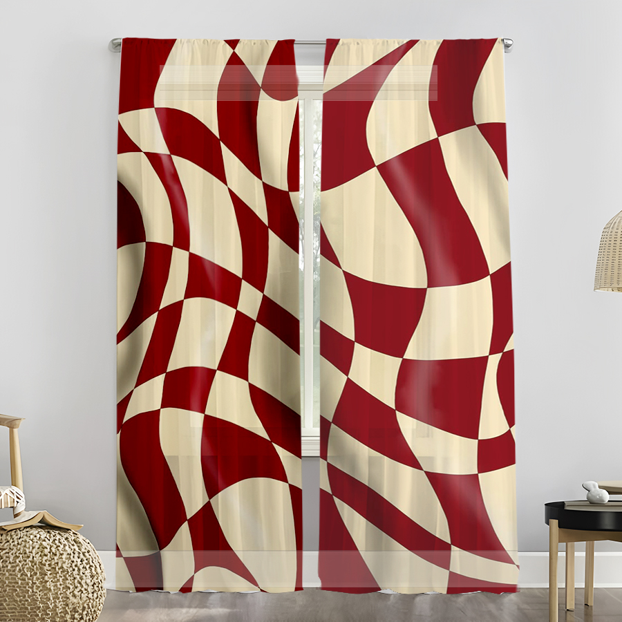 2 adet Şeffaf Perde, Şarap Kır - Curtain Rods incelemesi ve fiyatı