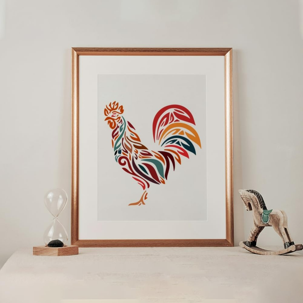 Tavuk Stencil 11.8 × 11.8 inç  - Paint Brush incelemesi ve fiyatı