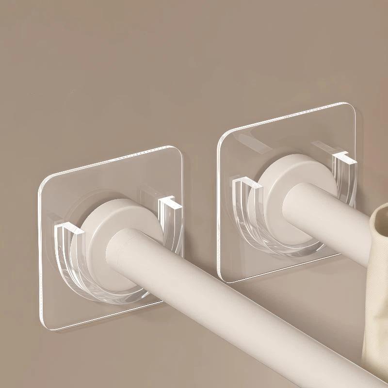4 adet şeffaf yapışkanlı perde - Curtain Rods incelemesi ve fiyatı