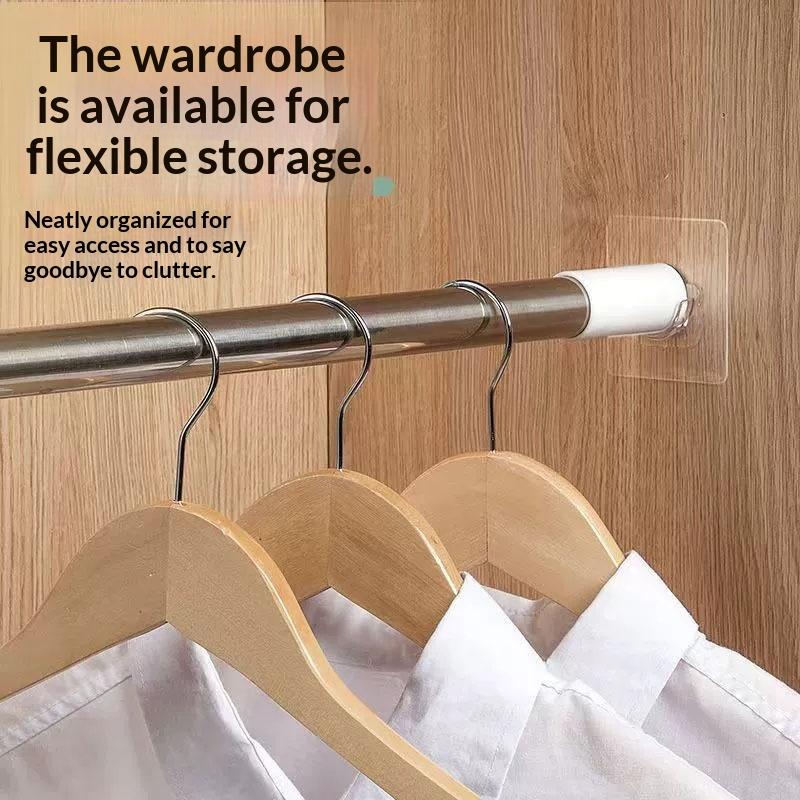 4 adet şeffaf yapışkanlı perde - Curtain Rods incelemesi ve fiyatı