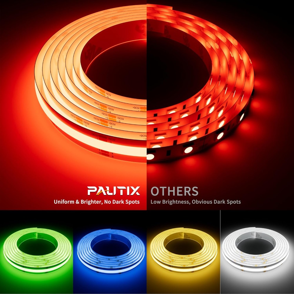 5V USB COB RGB LED Şerit Işık  - Led Strip Lights incelemesi ve fiyatı