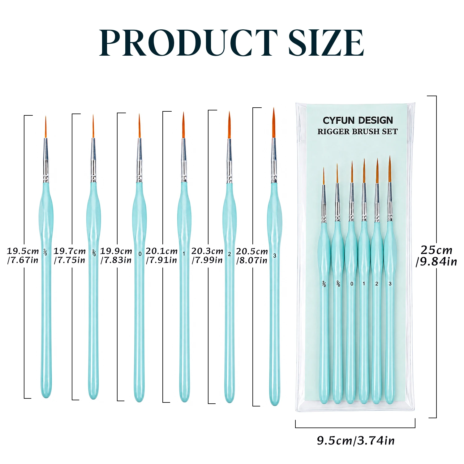 6 adet Rigger Boya Fırçası Set - Paint Brush incelemesi ve fiyatı